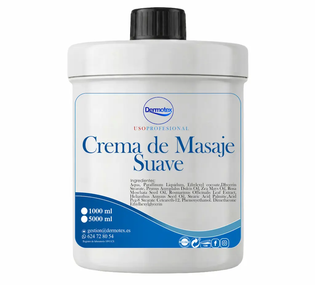 Crema de Masaje Suave 1kg Dermotex