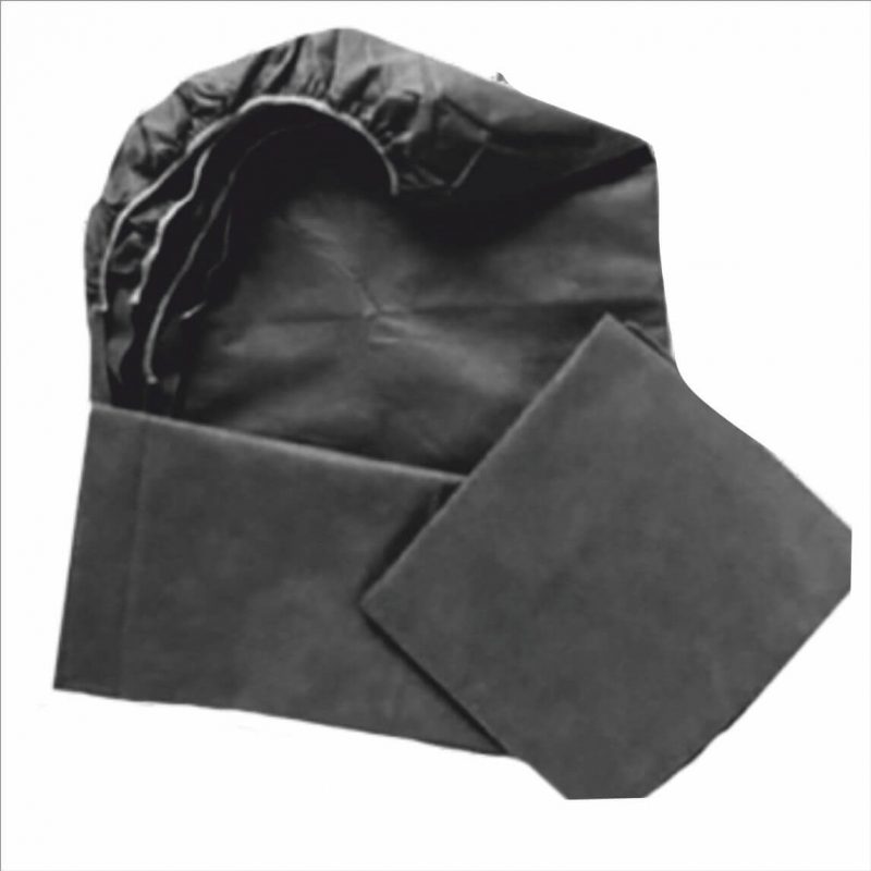 Sabana Cubrecamilla Ajustable 80x210cm negro 10uds