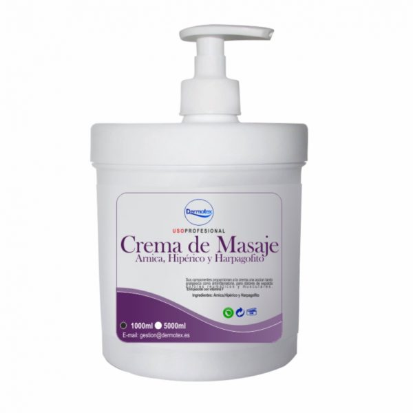 Crema de masaje Árnica,hipérico y harpagofito (1kg)