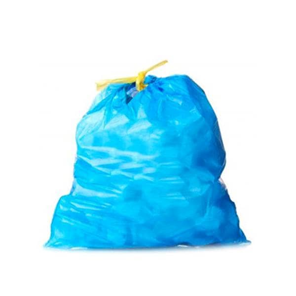 Bolsa Basura azul 50L Autocierre 70X75 (15 uds)