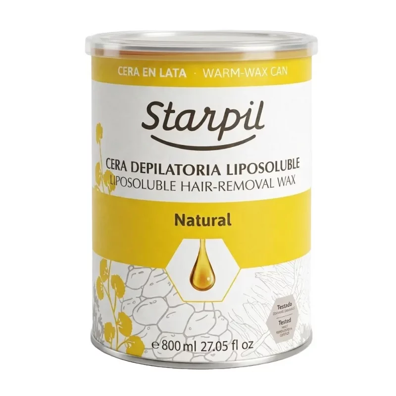 Starpil Cera en lata Liposoluble Natural 800gr