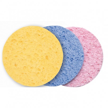 Esponja Facial 90mm 12uds