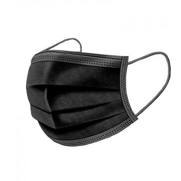 Mascarilla quirúrgica Negra (50uds)