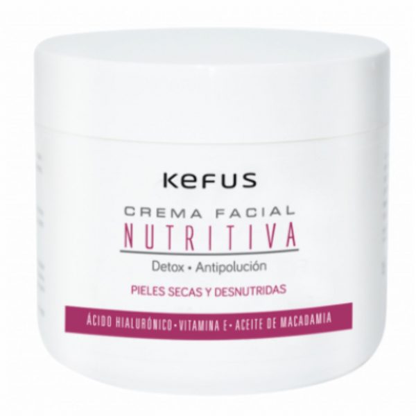 Crema Facial Nutritiva Kefus con Ácido Hialurónico 500ml