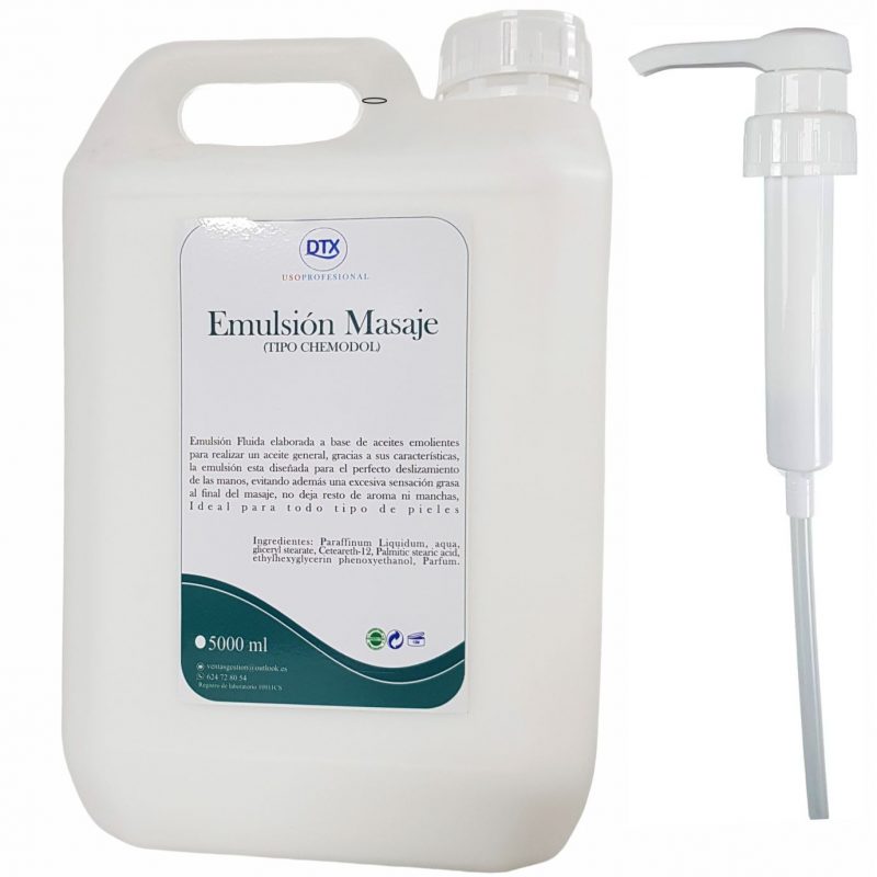 Emulsión de Masaje tipo CHEMODOL 5000 ml