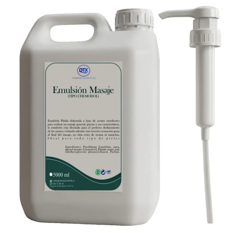 Emulsión de Masaje Tipo Chemodol 5 litros Dermotex
