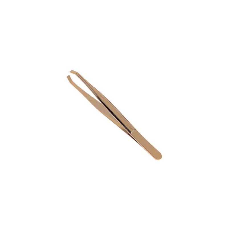 Pinza Depilar Dorada Deluxe Testa